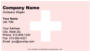 Switzerland business card