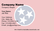 Tennessee Flag business card