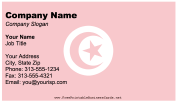 Tunisia business card