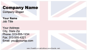 United Kingdom business card