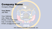 Utah Flag business card