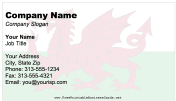 Wales business card