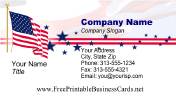 Patriotic business card