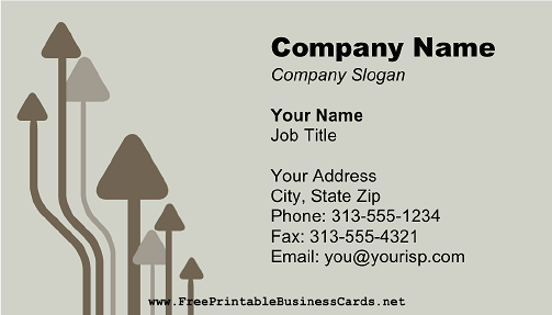 Gray Arrows business card