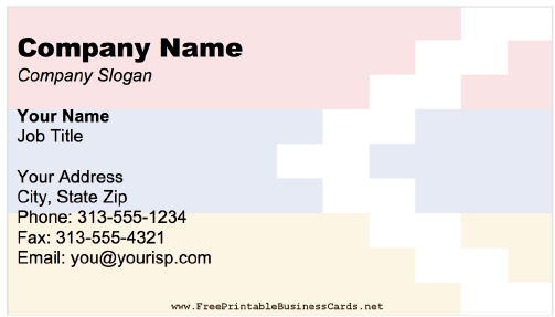 Nagorno-Karabakh business card