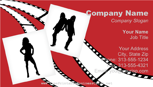 Model Photography 2 business card