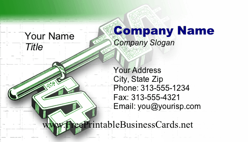 Notary business card