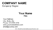 Blank Business Card Business Card Custom