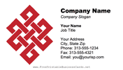 Celtic Design Red