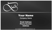 Elegant B Monogram business card