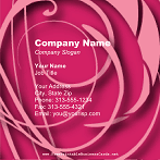 Pink Floral Square