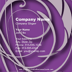 Purple Floral Square
