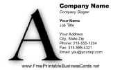 Monogram A