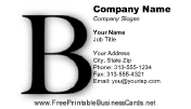 Monogram B