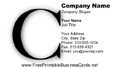 Monogram C