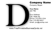 Monogram D