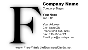 Monogram F