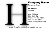 Monogram H