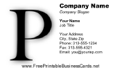 Monogram P