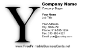 Monogram Y
