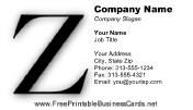 Monogram Z