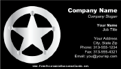 Silver Badge on Black